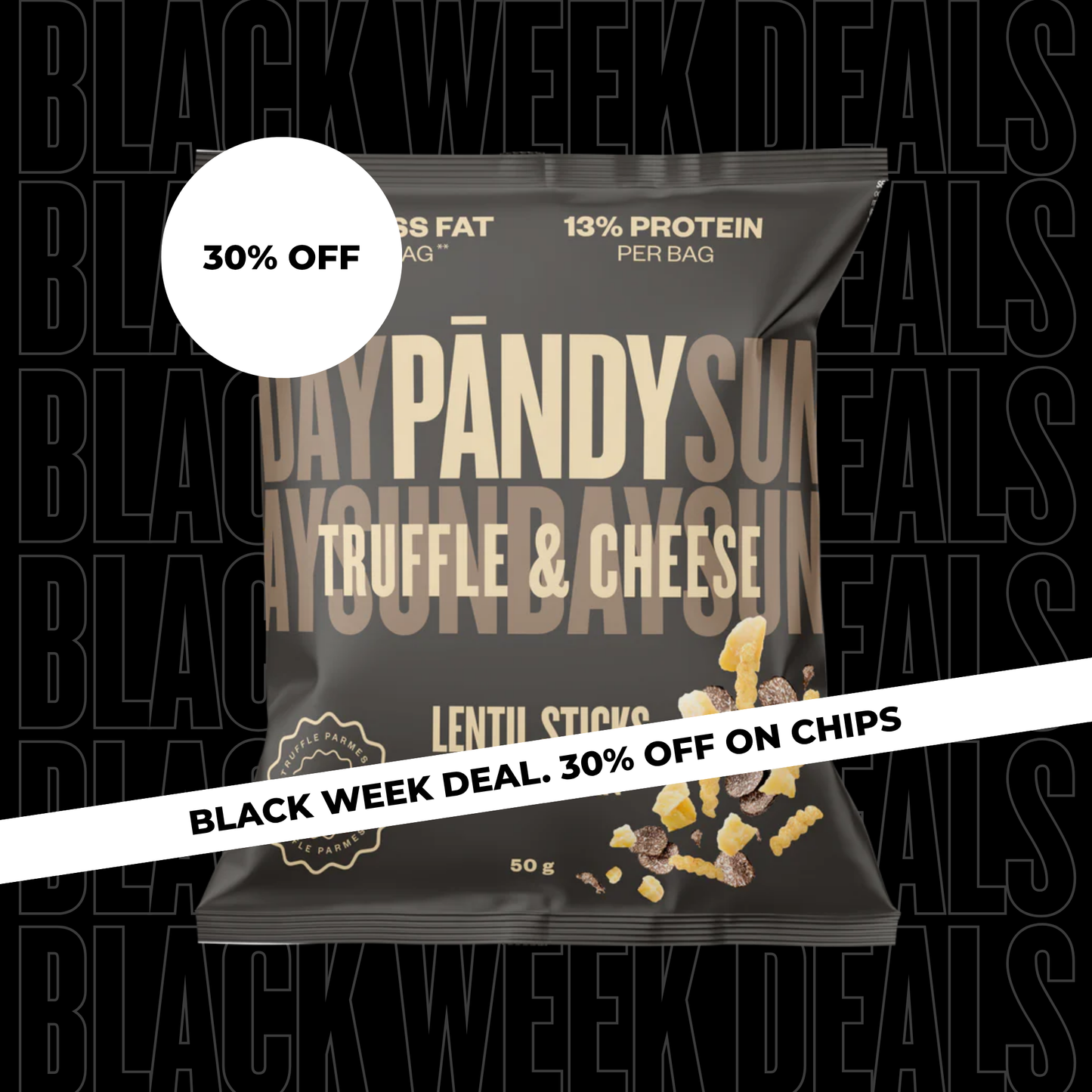 Lentil Sticks Truffle & Cheese