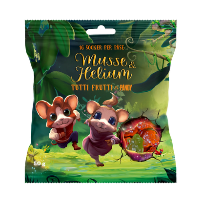 Godis Musse & Helium Tutti Frutti