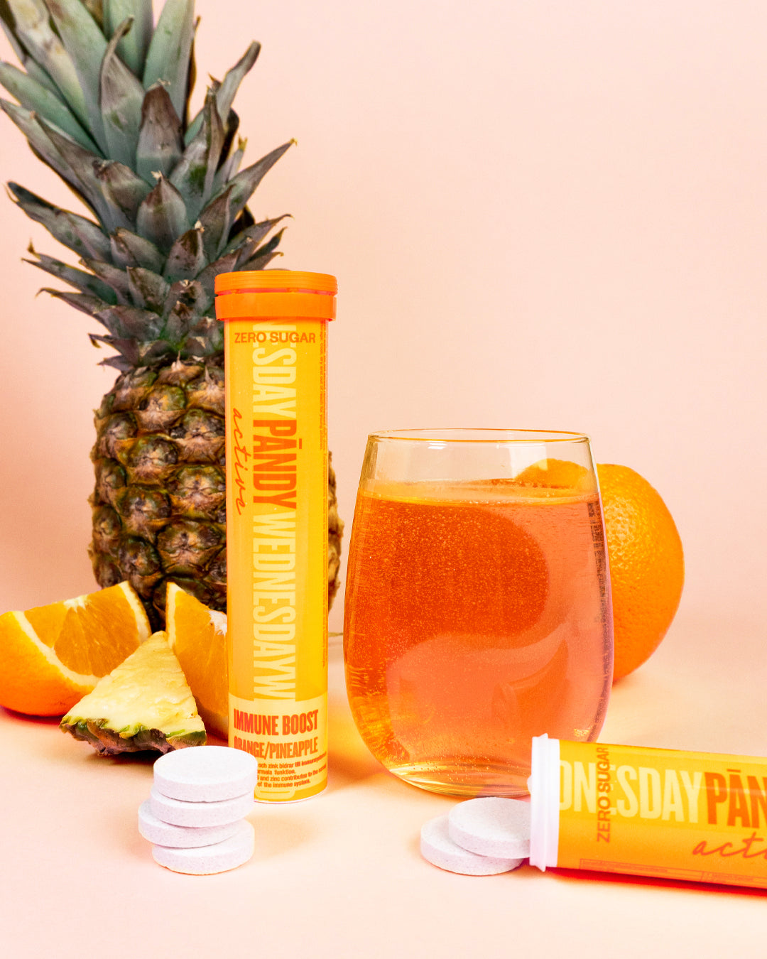 Immune Boost effervescent tablets Orange/Pineapple