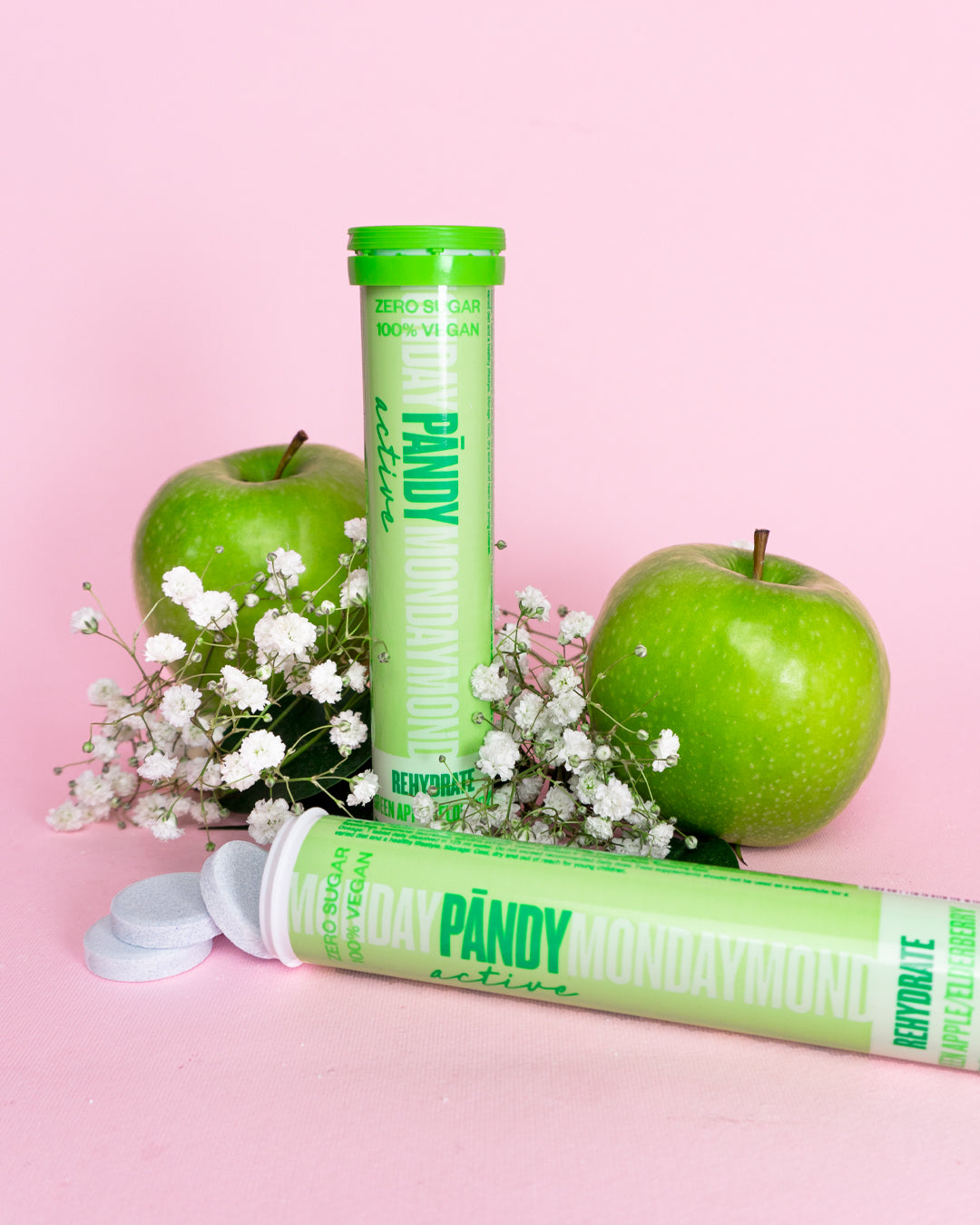 Rehydrate effervescent tablets Green Apple/Elderberry