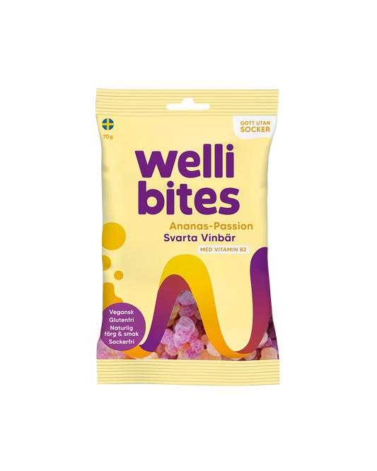 Wellibites Pineapple-Passion & Blackcurrant